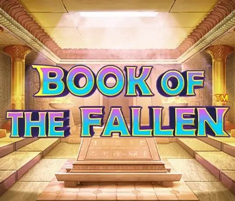 Book of the Fallen online game logo by Pragmatic Play on bizzocasino2.de